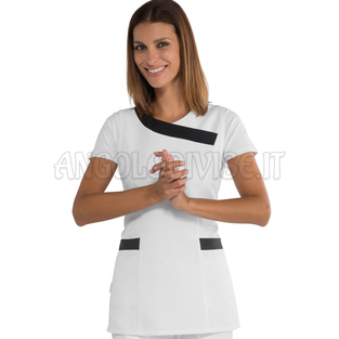 ISACCO MALIBU BIANCO+NERO 100 % POLYESTER