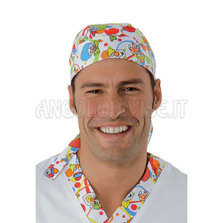 ISACCO BANDANA SMILE 100 % COTTON