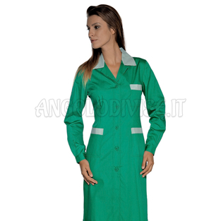 ISACCO CAMICE POSITANO VERDE+R.VERDE 65% POLYESTER  35% COTTON