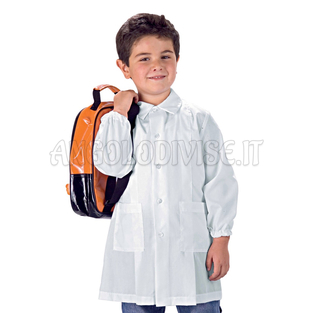 ISACCO GREMBIULINO POLLICINO BIANCO 65% POLYESTER  35% COTTON