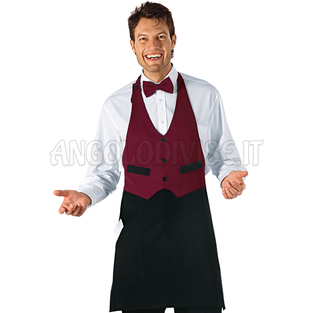 ISACCO GARCON BORDEAUX/NERO 100 % POLYESTER