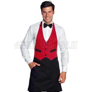 ISACCO GARCON ROSSO/NERO 100 % POLYESTER