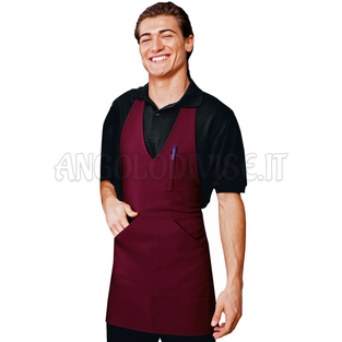 ISACCO BISTRO BORDEAUX 100 % POLYESTER