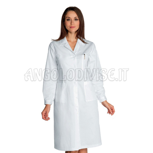 ISACCO CAMICE DONNA BIANCO 4XL 100 % COTTON