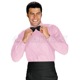 ISACCO CAMICIA UNISEX ROSA 65% POLYESTER  35% COTTON