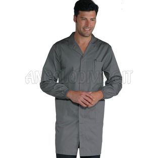 ISACCO CAMICE UOMO GRIGIO 65% POLYESTER  35% COTTON