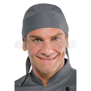 ISACCO BANDANA GRIGIO 65% POLYESTER  35% COTTON