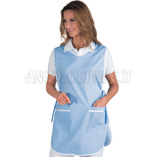 ISACCO PONCHO RIGA AZZURRA 65% POLYESTER  35% COTTON