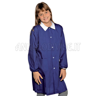 ISACCO GREMBIULE POLLICINO BLU 65% POLYESTER  35% COTTON
