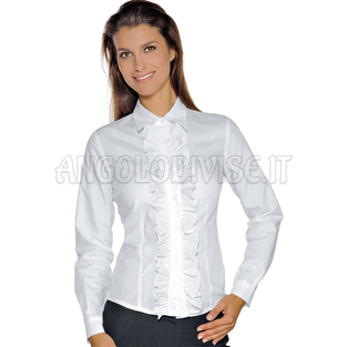 ISACCO CAMICETTA ETOILE BIANCO 65% POLYESTER  35% COTTON