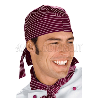 ISACCO BANDANA VIENNA BORDEAUX 100 % COTTON