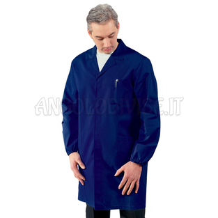 ISACCO CAMICE UOMO BLU 65% POLYESTER  35% COTTON