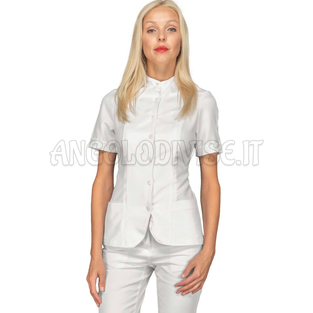 ISACCO BLUSA BALI M/M BOHEME BIANCO 100% POLYESTER BOHÉME