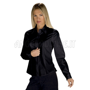 ISACCO CAMICETTA KYOTO NERO 65% POLYESTER  35% COTTON