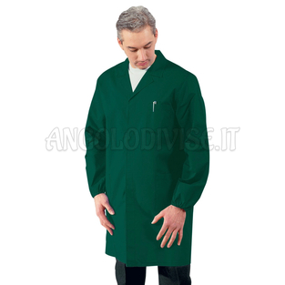 ISACCO CAMICE UOMO VERDONE 65% POLYESTER  35% COTTON