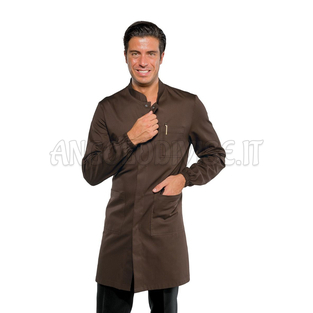 ISACCO CAMICE DOVER CACAO 65% POLYESTER  35% COTTON