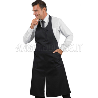 ISACCO SOMMELIER CON SPACCO NERO 100 % POLYESTER