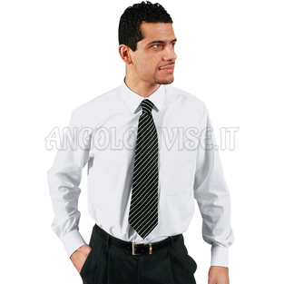 ISACCO CAMICIA ISACCO UOMO BIANCO 3XL 65% POLYESTER  35% COTTON
