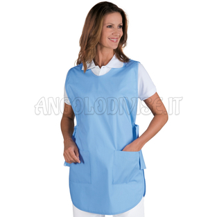 ISACCO PONCHO AZZURRO 65% POLYESTER  35% COTTON