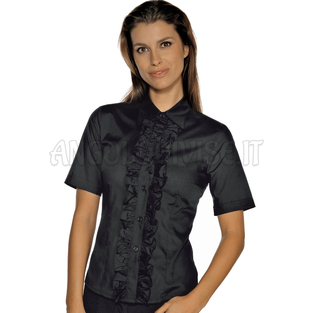ISACCO CAMICETTA ETOILE M/M NERO 65% POLYESTER  35% COTTON