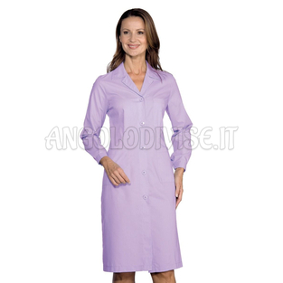 ISACCO CAMICE DONNA LILLA 65% POLYESTER  35% COTTON