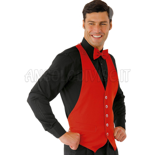 ISACCO BOLERO ROSSO 100 % POLYESTER