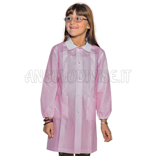 ISACCO GREMBIULINO POLLICINO QUADRETTO ROSA 65% POLYESTER  35% COTTON