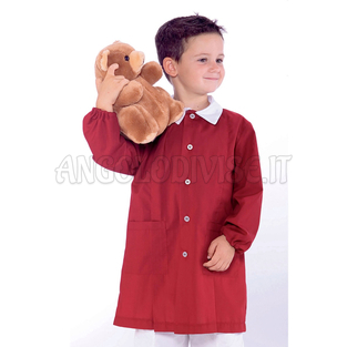 ISACCO GREMBIULINO POLLICINO VERMIGLIO 65% POLYESTER  35% COTTON