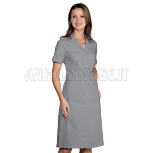 ISACCO CAMICE DONNA M/M GRIGIO 65% POLYESTER  35% COTTON