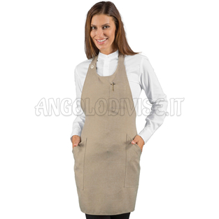 ISACCO SOMMELIER SHORT NATURAL 100 % POLYESTER