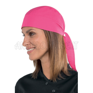 ISACCO BANDANA FUXIA 65% POLYESTER  35% COTTON