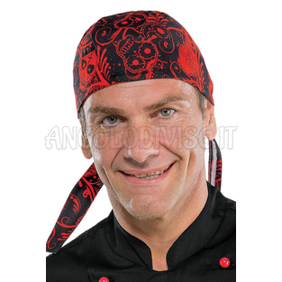 ISACCO BANDANA SKULL 07 100 % COTTON