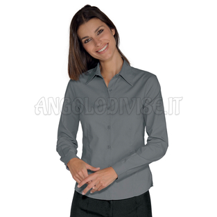 ISACCO CAMICETTA KYOTO GRIGIO 65% POLYESTER  35% COTTON