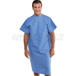 ISACCO CAMICE PAZIENTE CARTA DA ZUCCHERO 65% POLYESTER  35% COTTON