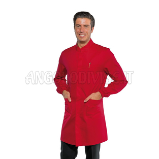 ISACCO CAMICE DOVER ROSSO 65% POLYESTER  35% COTTON