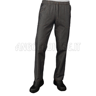 ISACCO PANTALACCIO BLACK JEANS 100 % COTTON