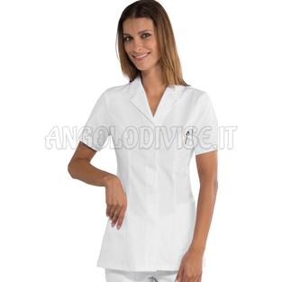 ISACCO CASACCA COIMBRA M/M BIANCO 65% POLYESTER  35% COTTON