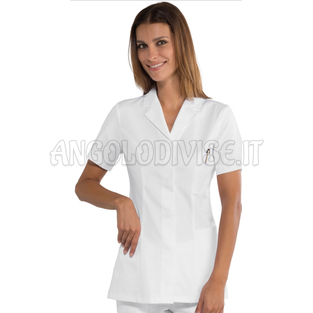 ISACCO CASACCA COIMBRA M/M EXTRA LIGHT BIANCO 65% POLYESTER  35% COTTON