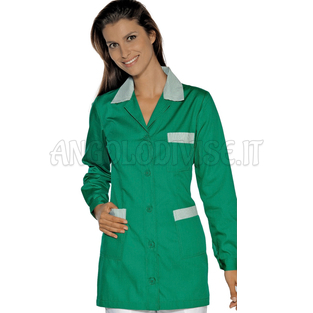 ISACCO CASACCA MARBELLA VERDE+R.VERDE 65% POLYESTER  35% COTTON