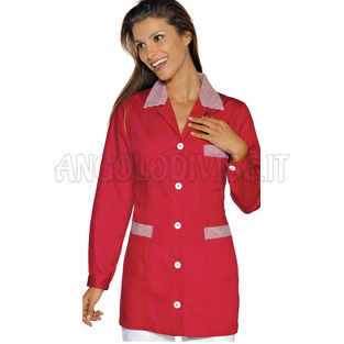ISACCO CASACCA MARBELLA ROSSO+R.ROSSA 65% POLYESTER  35% COTTON