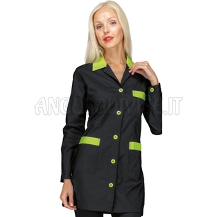 ISACCO CASACCA MARBELLA NERO+MELA 65% POLYESTER  35% COTTON