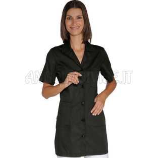 ISACCO CASACCA MARBELLA M/M NERO 65% POLYESTER  35% COTTON