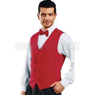 ISACCO GILET UNISEX ROSSO 100 % POLYESTER