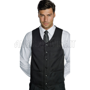 ISACCO GILET RIALTO NERO 100 % POLYESTER