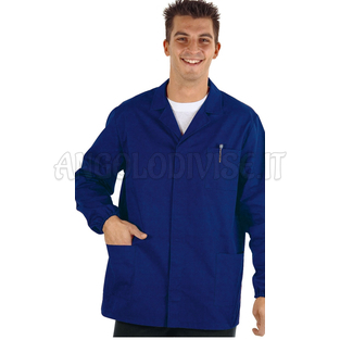 ISACCO GIACCA SPORT BLU 65% POLYESTER  35% COTTON