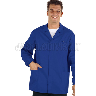 ISACCO GIACCA SPORT BLU CINA 65% POLYESTER  35% COTTON