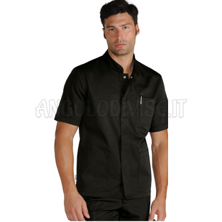 ISACCO CASACCA CORFU' M/M NERO 65% POLYESTER  35% COTTON