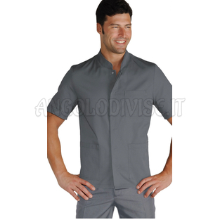 ISACCO CASACCA CORFU' M/M GRIGIO 65% POLYESTER  35% COTTON