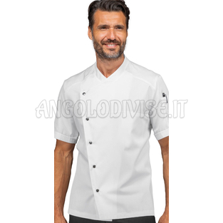 ISACCO GIACCA ERICKSON M/M BIANCO 65% POLYESTER  35% COTTON