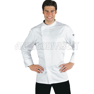 ISACCO GIACCA CUOCO BILBAO SUPERDRY BIANCO 100% POLYESTER  SUPERDRY MICROFIBRA